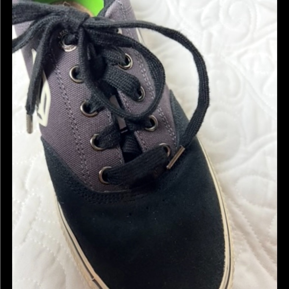 CARIUMA Naoica Tennis Blue Gray Shoe Lace Up Suede Canvas Tie Size 8.5 - Picture 11 of 16